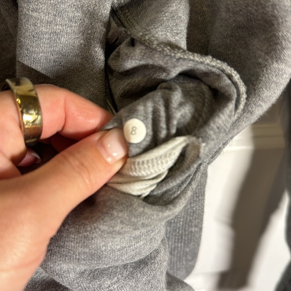 Lululemon Scuba Calm & Cozy Sweatshirt Jacket Size 8 - Picture 2 of 5